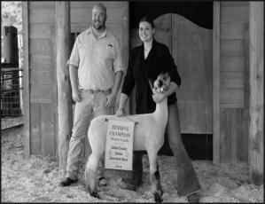Reserve Champion Lamb Owner: Autumn Snow Premium Buyer: Jimmy Duplissey